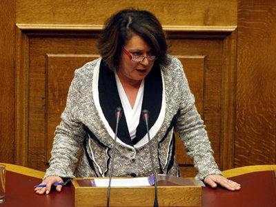 «Δώρισε το χρόνο ομιλίας της»